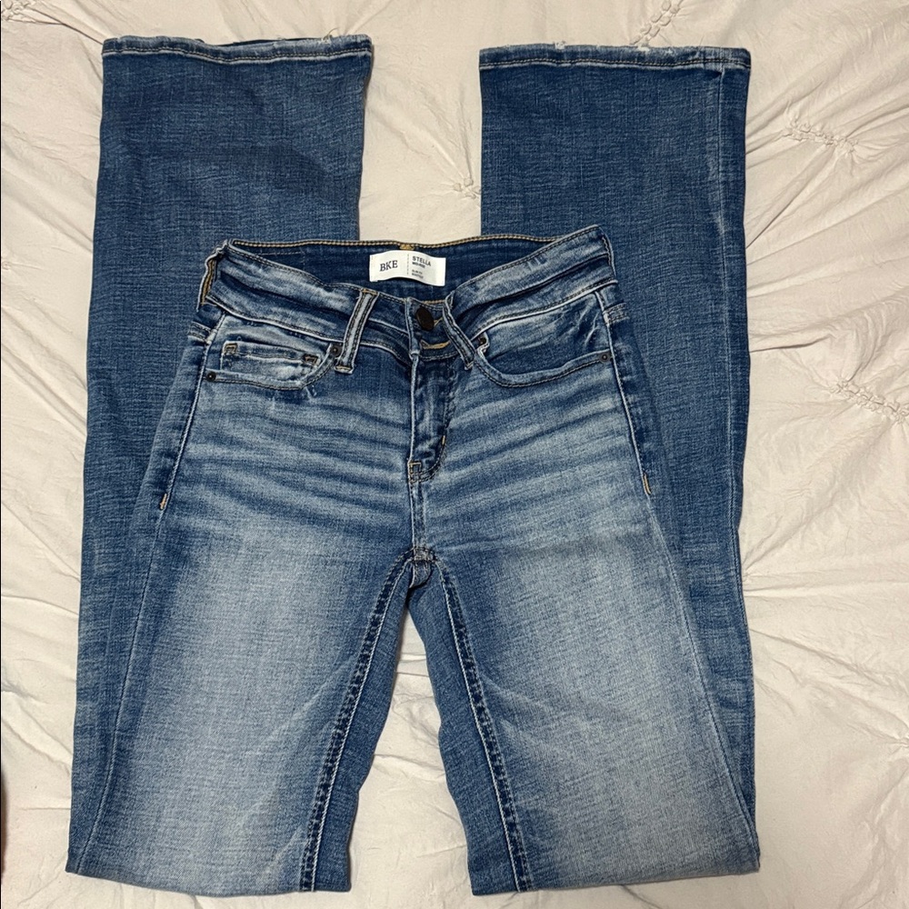 BKE Stella Mid-Rise Bootcut Jeans